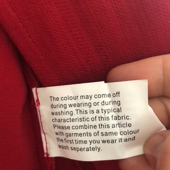 Red blazer & 3 pockets, buttons, Street One, Eur40/Us10, cotton&elastin - Picture 6 of 11